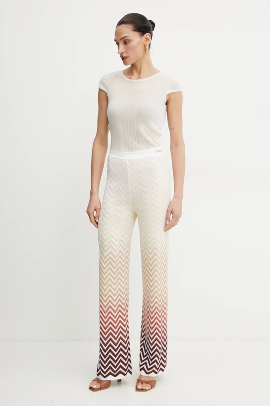 Pinko t-shirt 104773.A1ND beżowy SS25