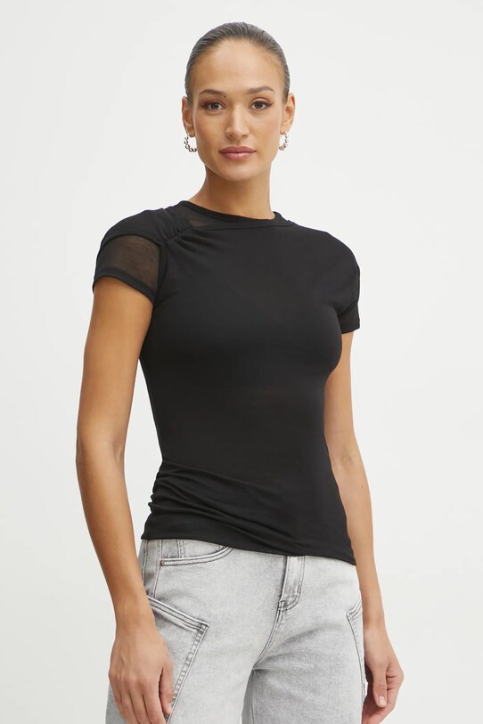 Pinko t-shirt pozostałe czarny 104654.A2CL