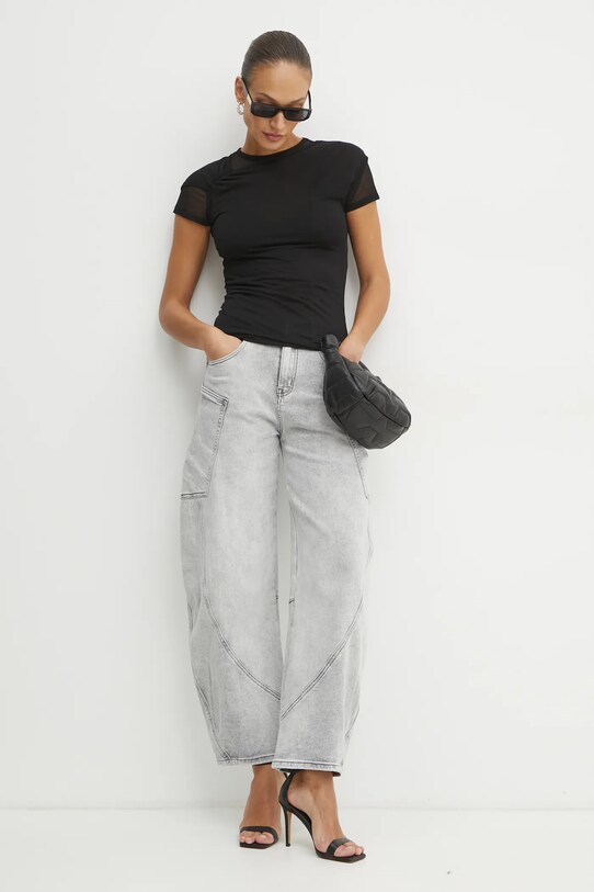 Pinko t-shirt 104654.A2CL czarny SS25