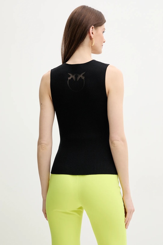 Îmbrăcăminte Pinko top de mătase 104808.A1KW negru