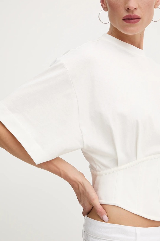 Pinko tricou din bumbac 104948.A2HZ alb