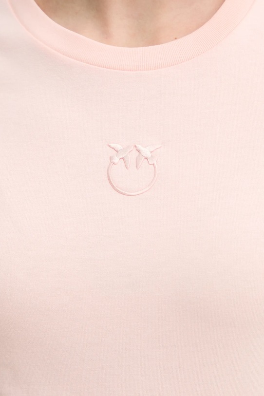 Bavlněné tričko Pinko 100355.A2HN růžová