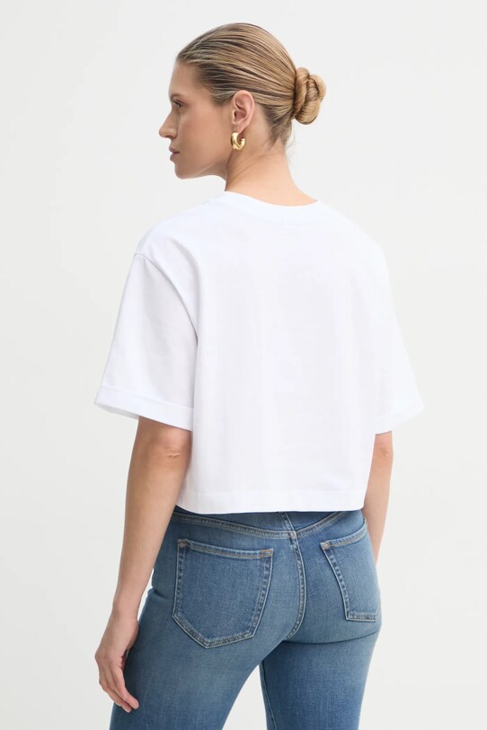 Одяг Бавовняна футболка Pinko 104882.A2HN білий