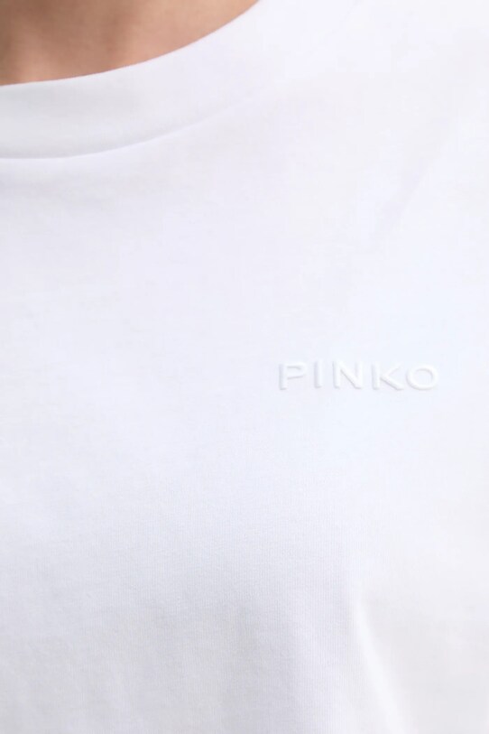 Бавовняна футболка Pinko 104882.A2HN білий