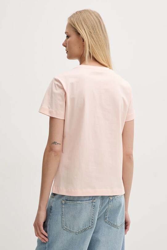 Дрехи Памучна тениска Pinko 103320.A2G7 бежов