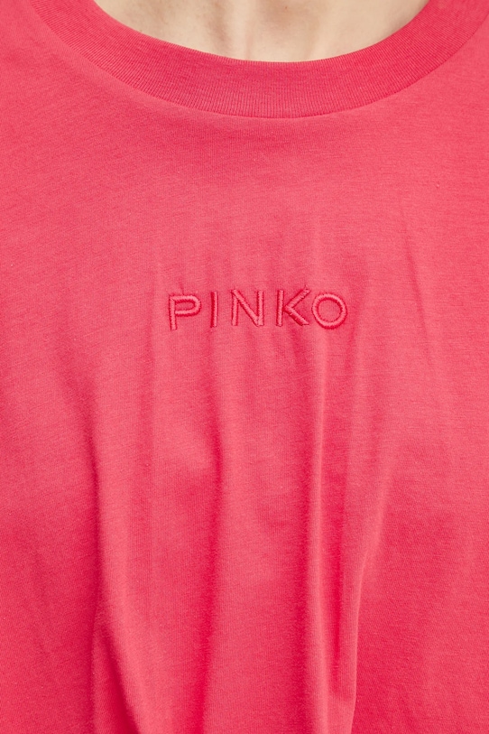 Pinko t-shirt bawełniany czerwony 104257.A2F8