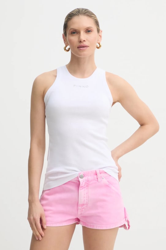 Top Pinko nášivka bílá 100822.A2C1