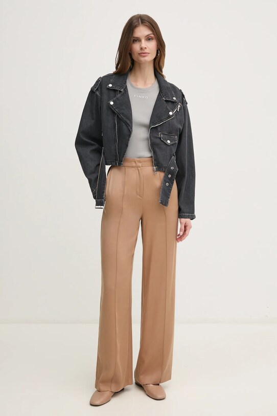 Pinko top 100822.A2C1 gri SS25