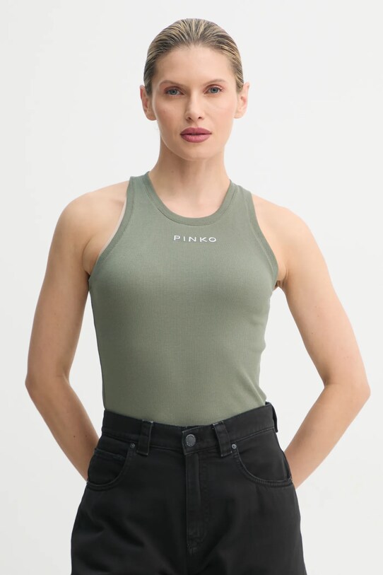 Pinko top imprimeu verde 100822.A2C1