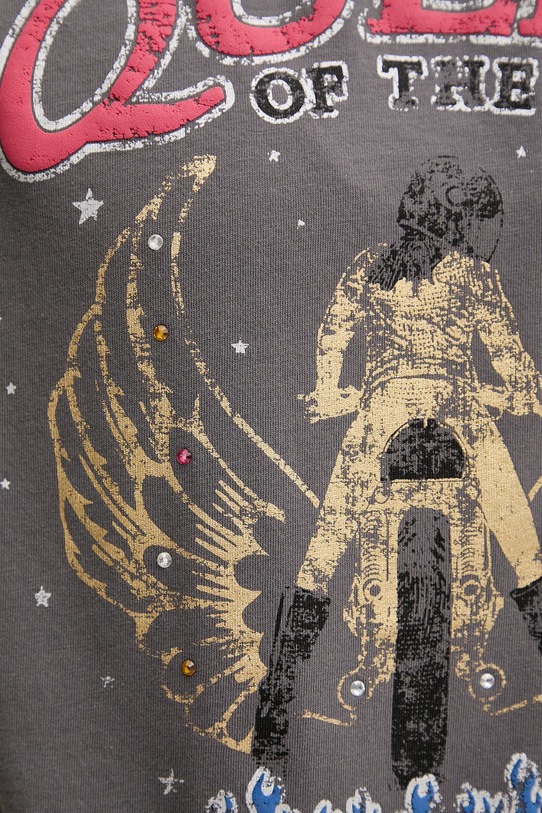 Bavlnené tričko Pinko 104603.A2DA sivá