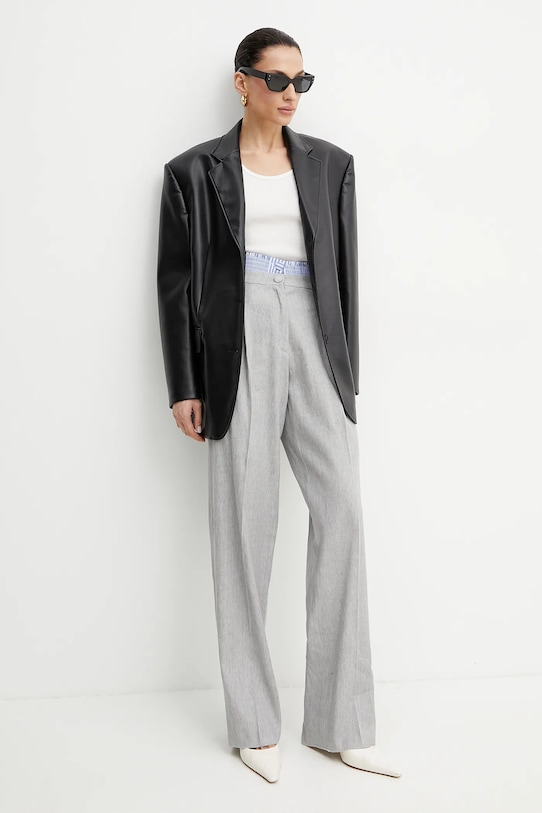 Pinko top bawełniany 105001.A2IA biały SS25