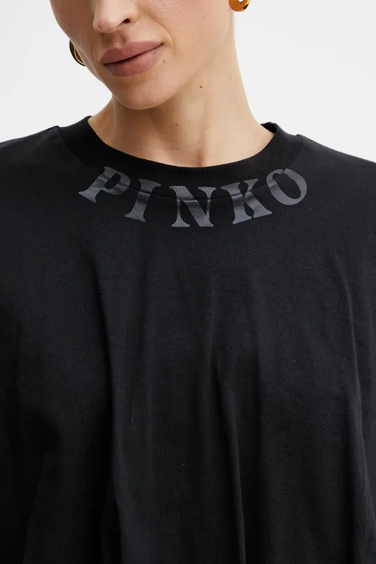 Pinko t-shirt bawełniany czarny 104257.A2D2