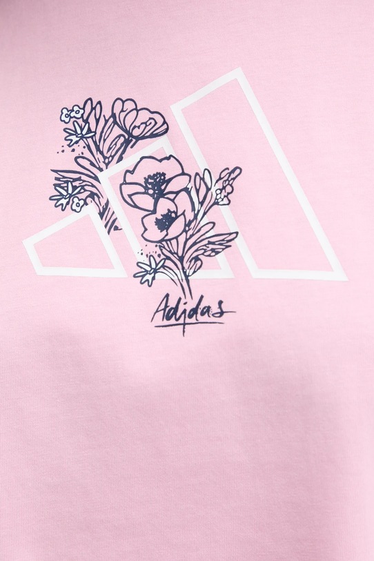adidas tricou din bumbac W T ILLU LF CRP JM0459 roz