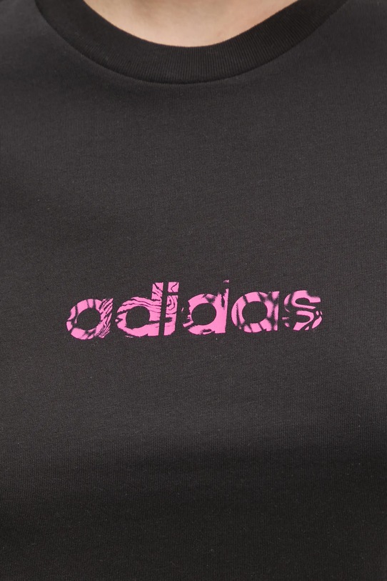 Bombažna kratka majica adidas Camo črna JN1401