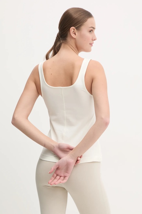 Odzież adidas top ALL SZN Luxe JJ2337 beżowy