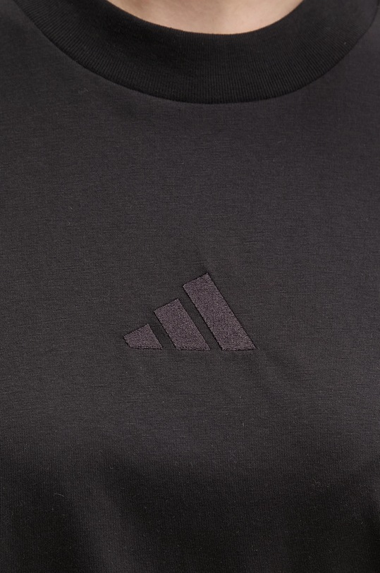 Хлопковая футболка adidas ALL SZN JJ1235