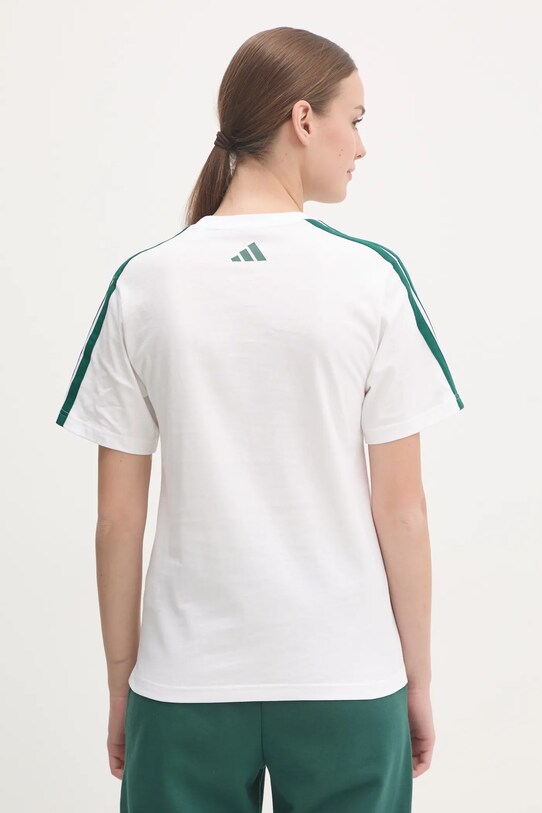 Дрехи Памучна тениска adidas W L SOFTS Collegiate JN9128 бял