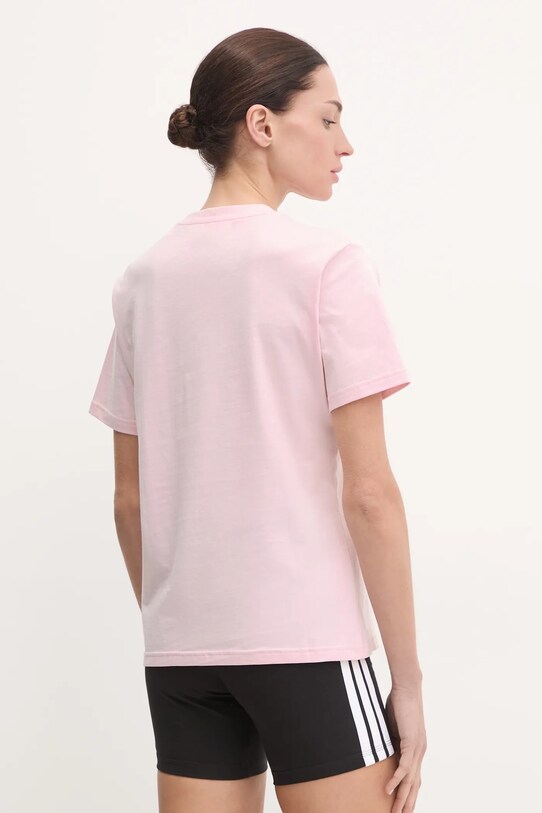 Одяг Бавовняна футболка adidas W Elem Flrl Tee JP0114 рожевий