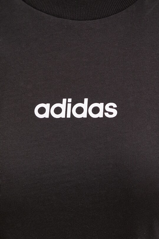adidas tricou din bumbac Essentials Linear JC8238 negru