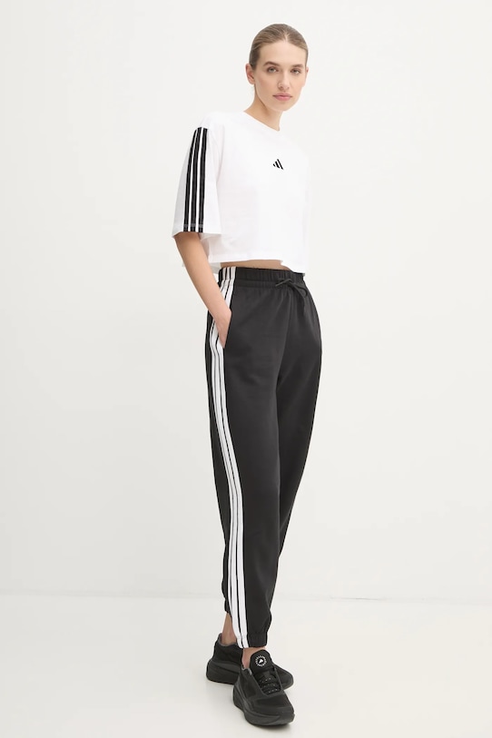 adidas tricou din bumbac Essentials JD4999 alb SS25