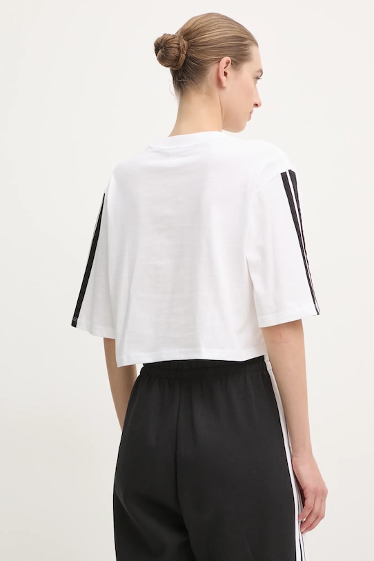 Îmbrăcăminte adidas tricou din bumbac Essentials JD4999 alb