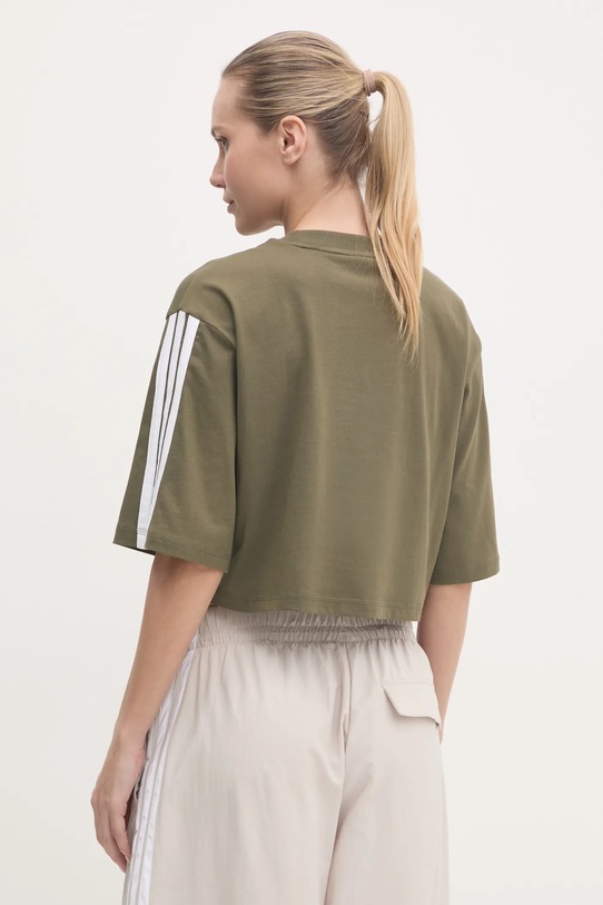 Îmbrăcăminte adidas tricou din bumbac Essentials JE1199 verde