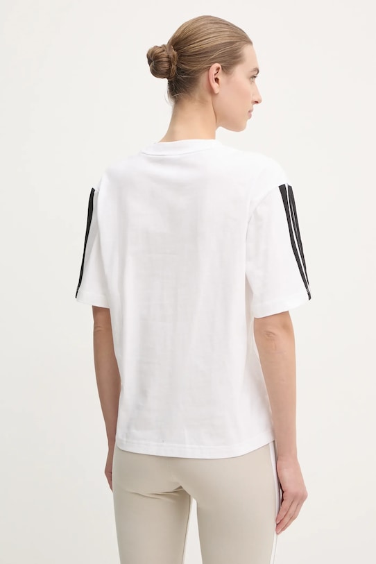 Îmbrăcăminte adidas tricou din bumbac Essentials JE1211 bej
