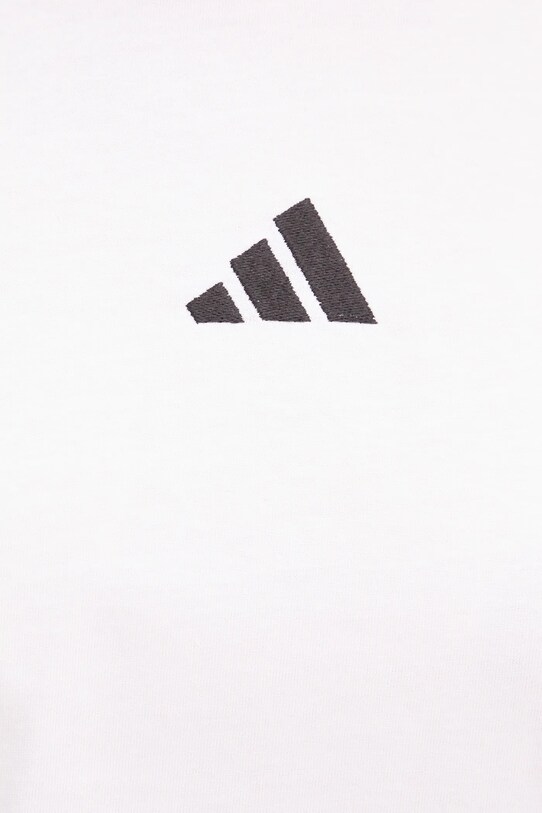 Хлопковая футболка adidas Essentials JE1211 бежевый