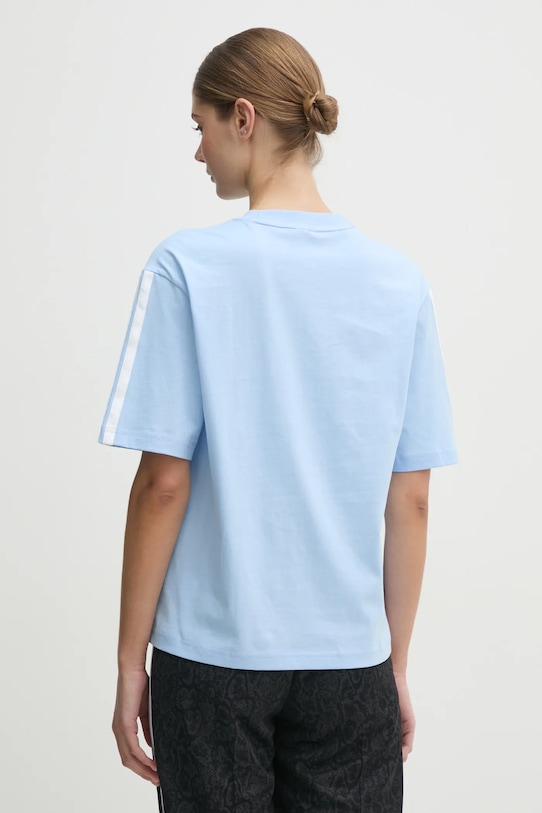 Îmbrăcăminte adidas tricou din bumbac Essentials JE1213 albastru