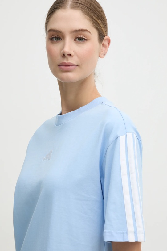 adidas tricou din bumbac Essentials albastru JE1213