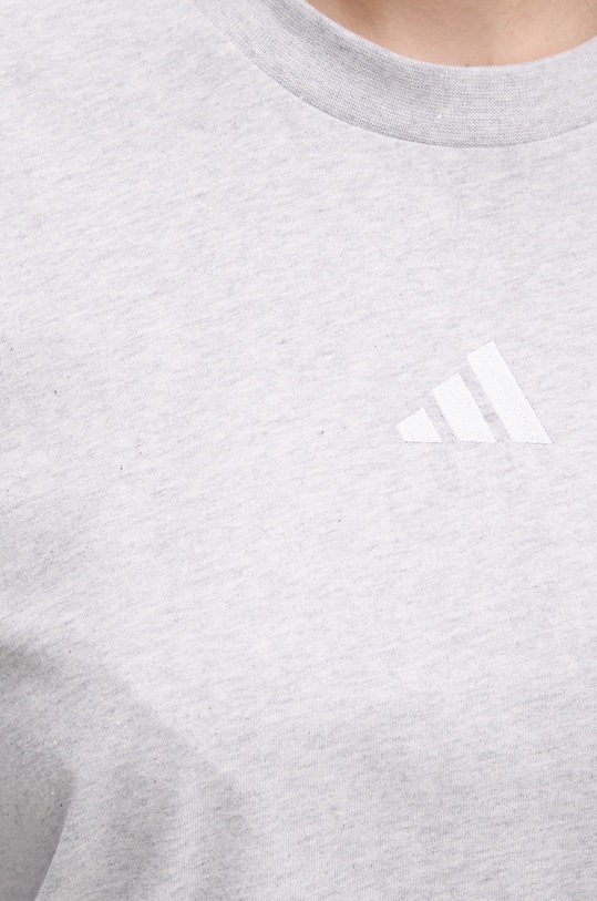 adidas t-shirt bawełniany Essentials JE1217 szary