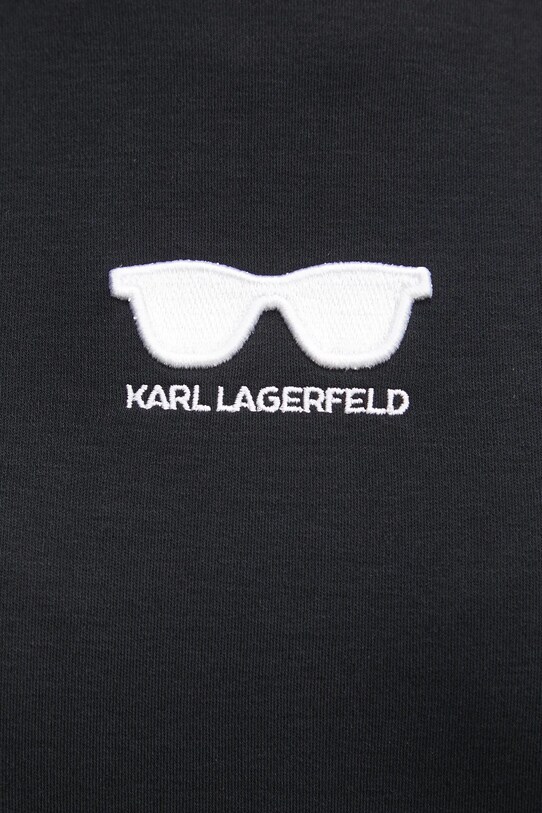Karl Lagerfeld tricou din bumbac A1W17021 negru
