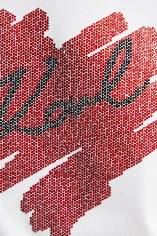 Karl Lagerfeld t-shirt bawełniany A1W17115 biały