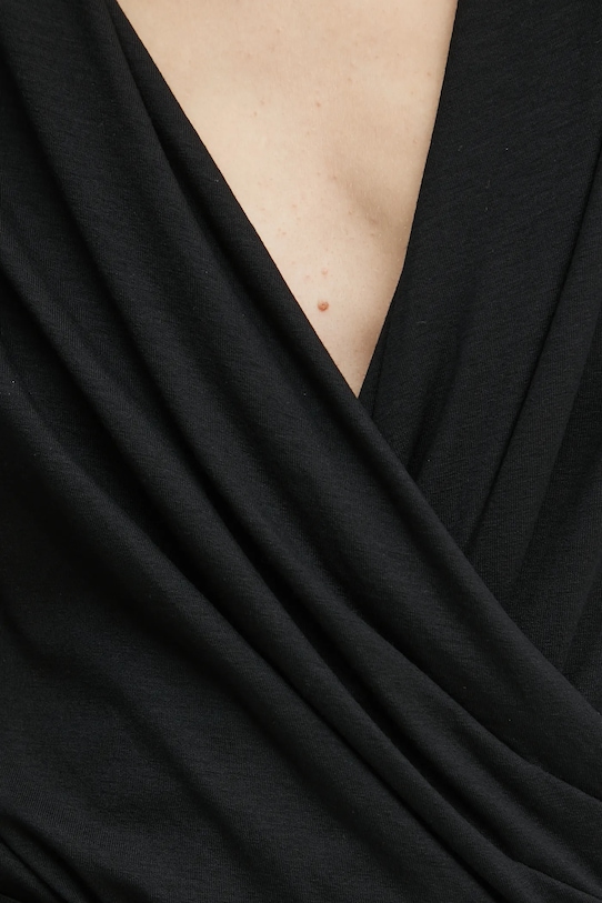 Karl Lagerfeld bluză A1W17139 negru