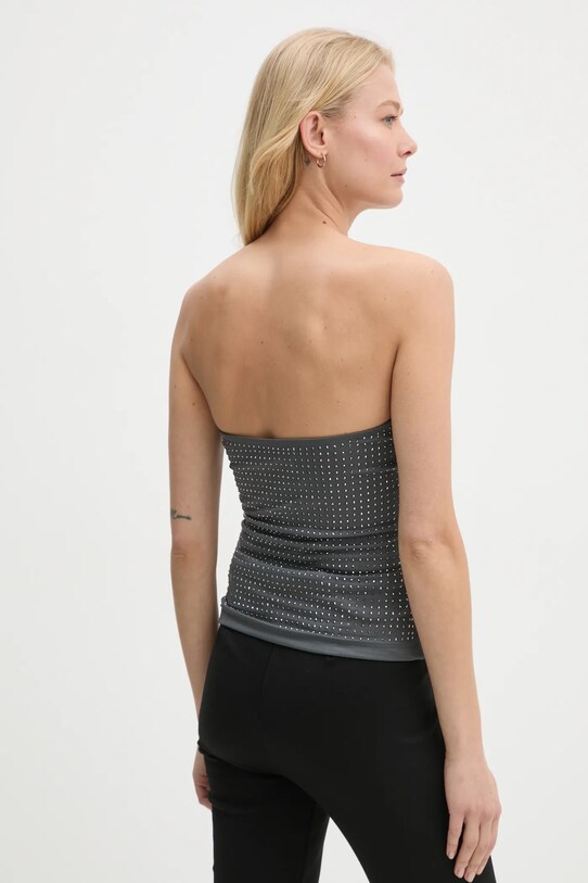 Odzież Samsoe Samsoe top SACHRISHELL F24400027 szary