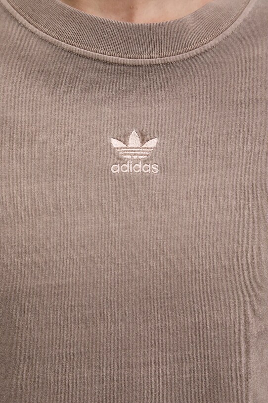 adidas Originals t-shirt in cotone Essential JD5347 marrone