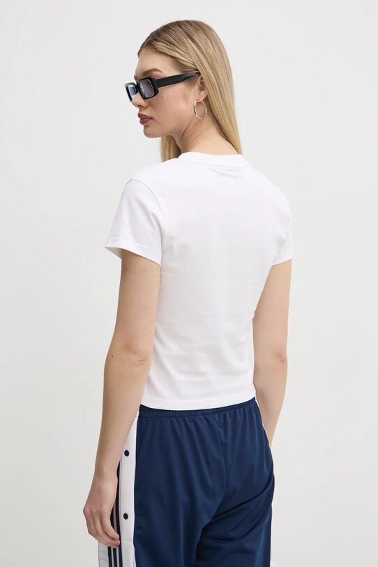 Одежда Хлопковая футболка adidas Originals Essential JC8973 бежевый