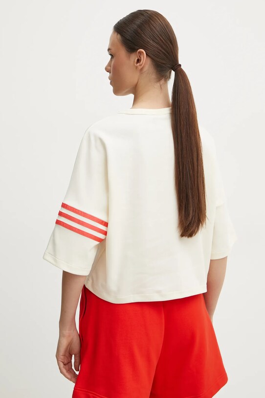 Îmbrăcăminte adidas Originals tricou Neuclassics JI8512 bej