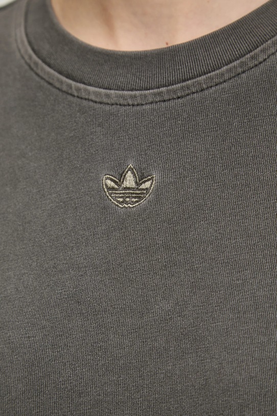 adidas Originals tricou din bumbac GRAPHIC TEE JI5729 gri