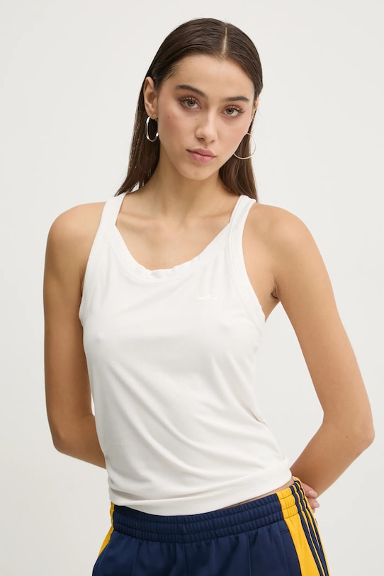 Топ adidas Originals Essential regular бежевий JD4768