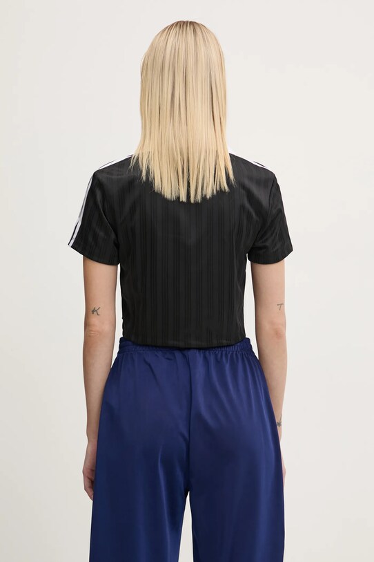 Одяг Футболка adidas Originals V-NECK POLO JD2606 чорний