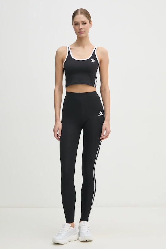 Top adidas Originals 3S BRA TOP JD4612 čierna SS25