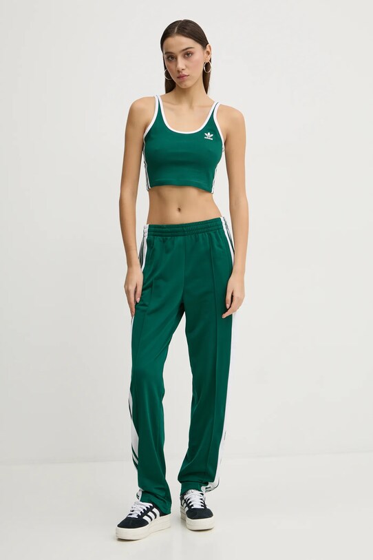 Топ adidas Originals 3S BRA TOP JD4614 зелёный SS25