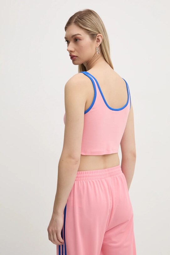 Ruházat adidas Originals top 3S BRA TOP JP2293 rózsaszín