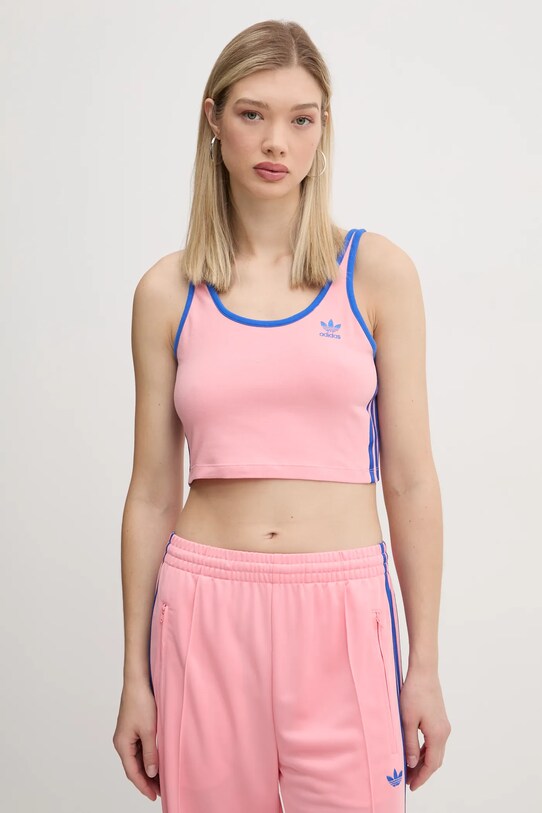 adidas Originals top 3S BRA TOP rózsaszín JP2293