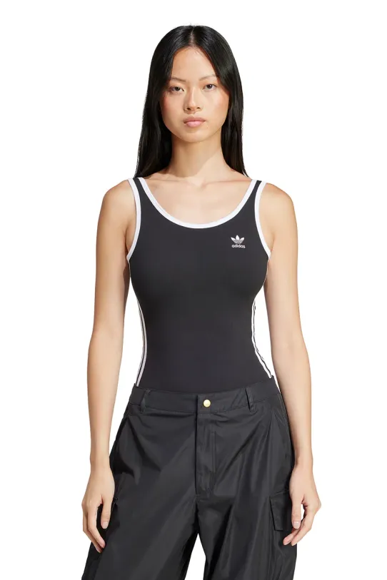 Body adidas Originals 3S BODY nášivka černá JD4630