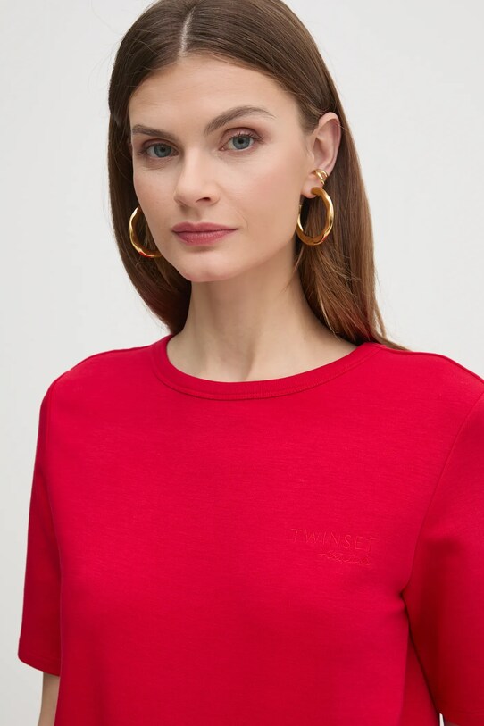 Majica kratkih rukava Twinset crvena 251AP2140
