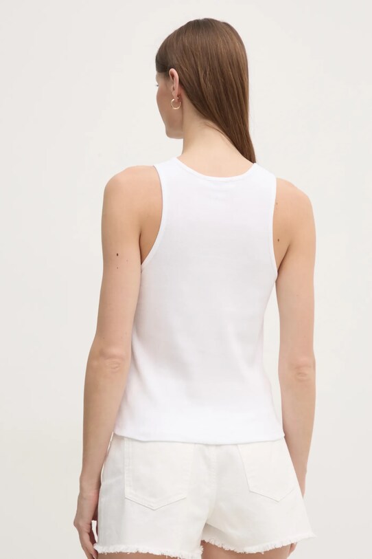 Îmbrăcăminte Twinset top din bumbac 251TP2550 alb