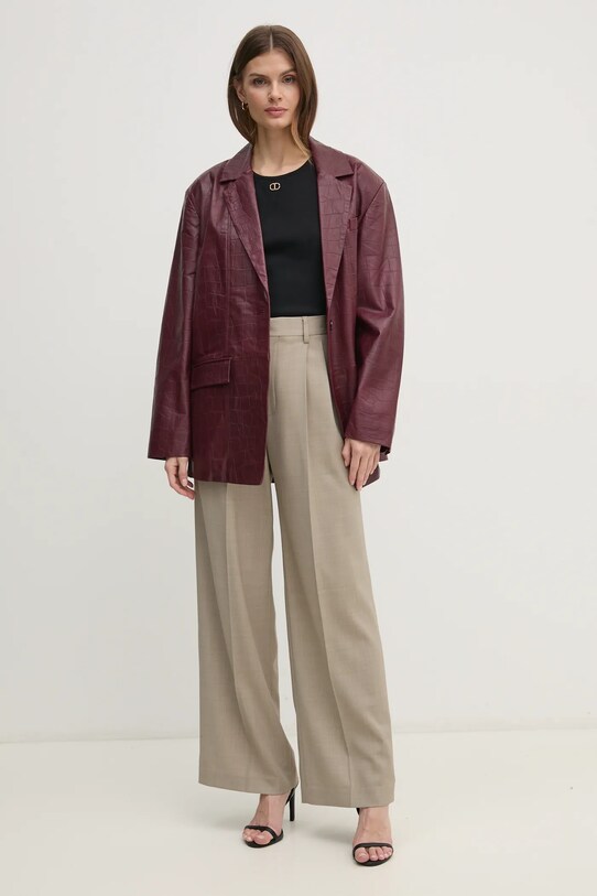 Bavlněný top Twinset 251TP2550 černá SS25