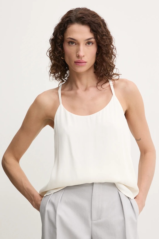 Twinset top regular beżowy 251TP2650